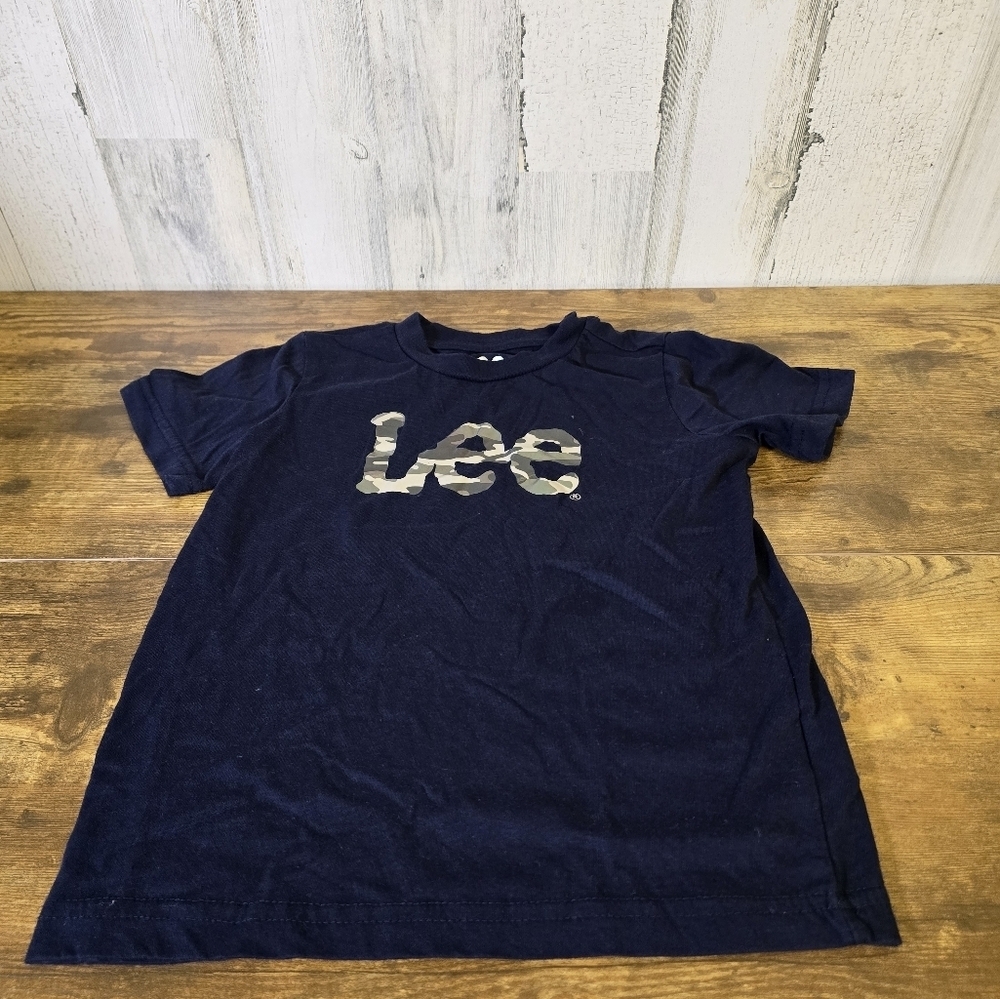 Lee Boys size 7 Navy Blue T-Shirt - Picture 4 of 5